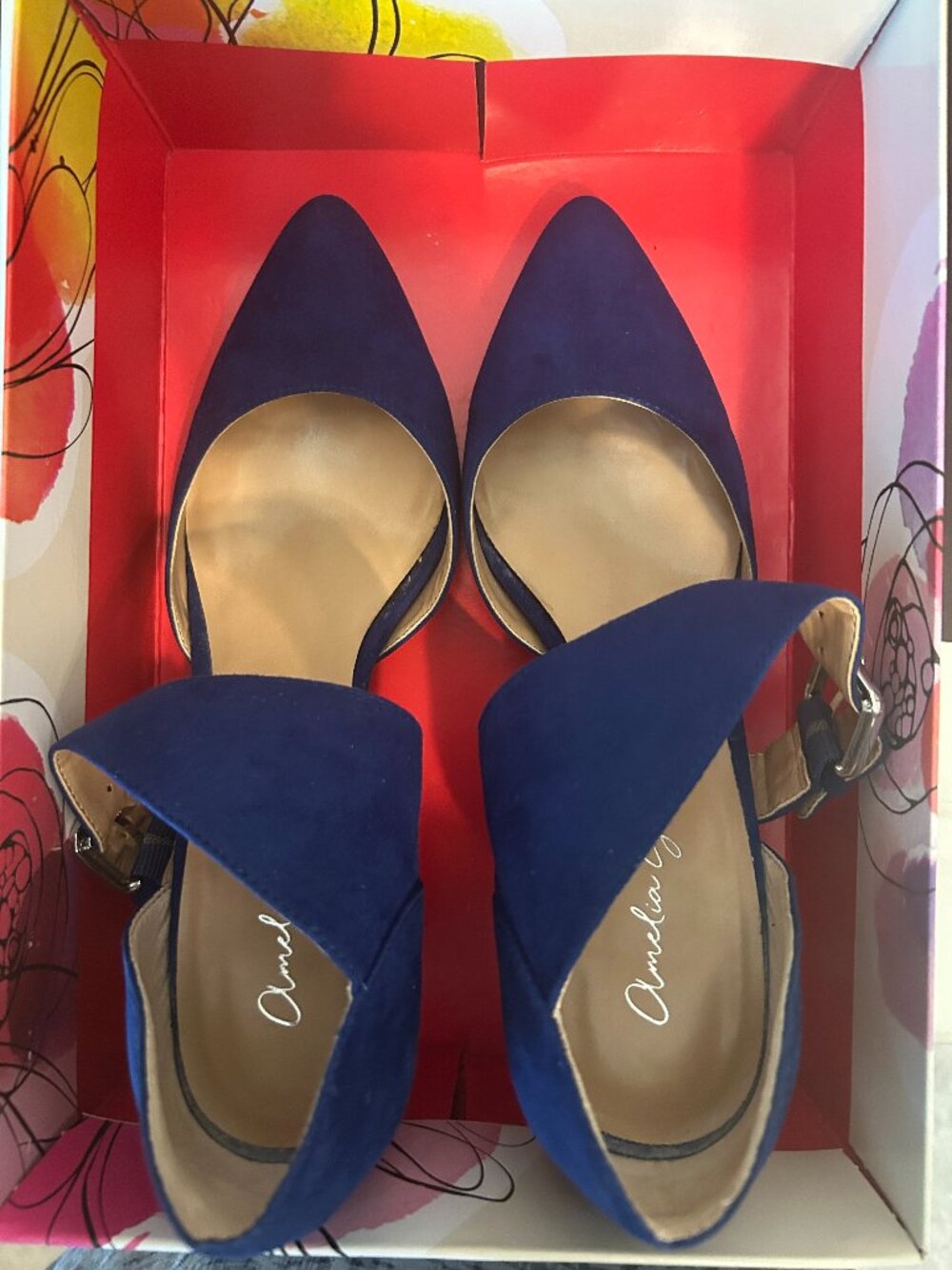 Blue suede shoes